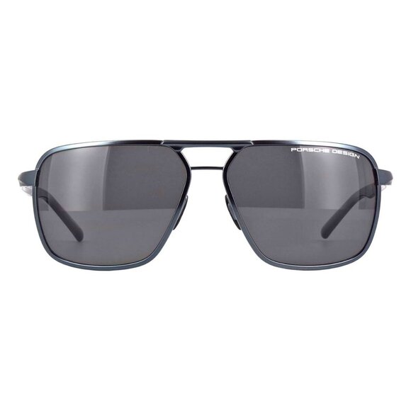 New PORSCHE DESIGN Blue Polarised Square P8966 D Sunglasses Women - Picture 2 of 4